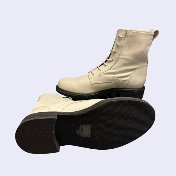 Rag & Bone Slayton Lace-Up Combat Boot Tumbled Leather (EU37 US6.5 W) - Picture 4 of 5